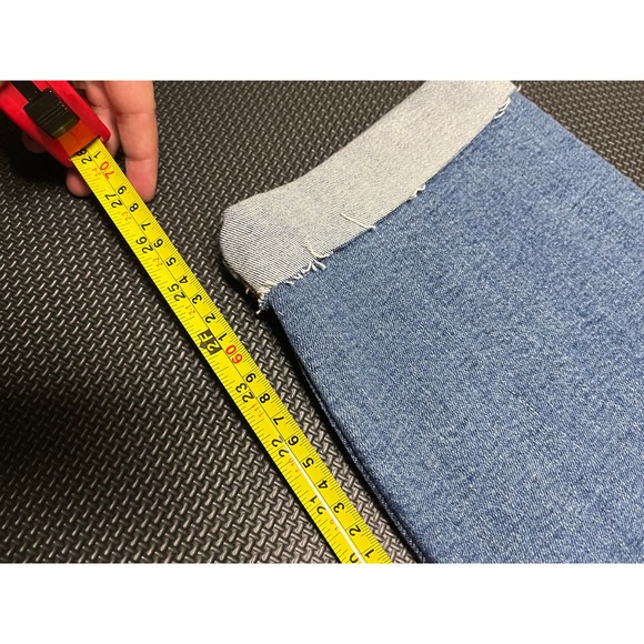 Re/Done 70s Stove Pipe‎ Jeans Button Fly Indigo Storm Size 31 - Picture 10 of 10